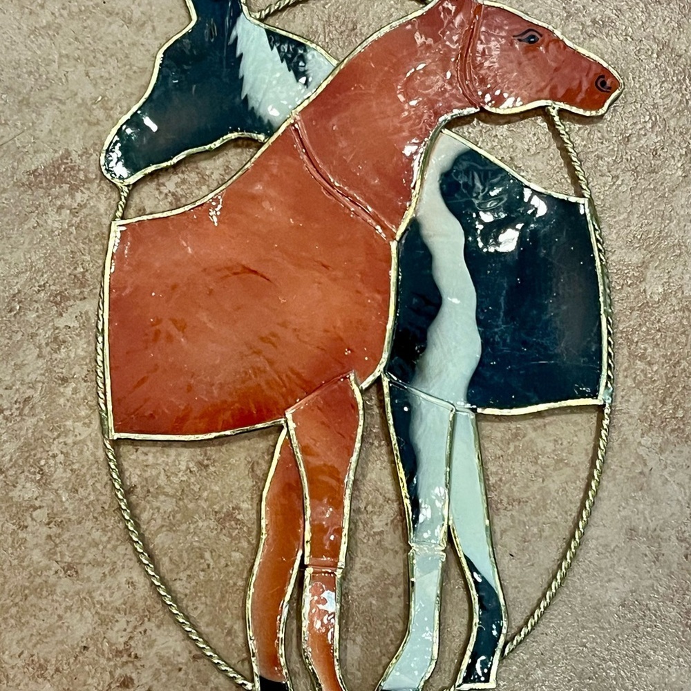 Stained Glass Horse Wall Art - Picture 8 of 10